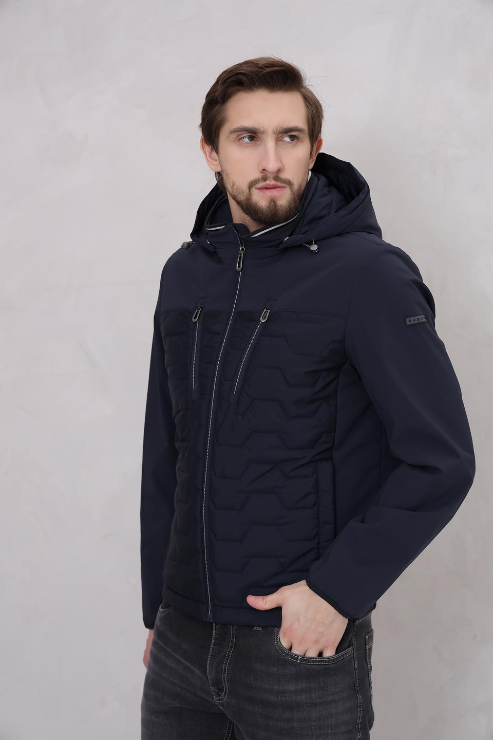 Куртка Bugatti стеганая синяя