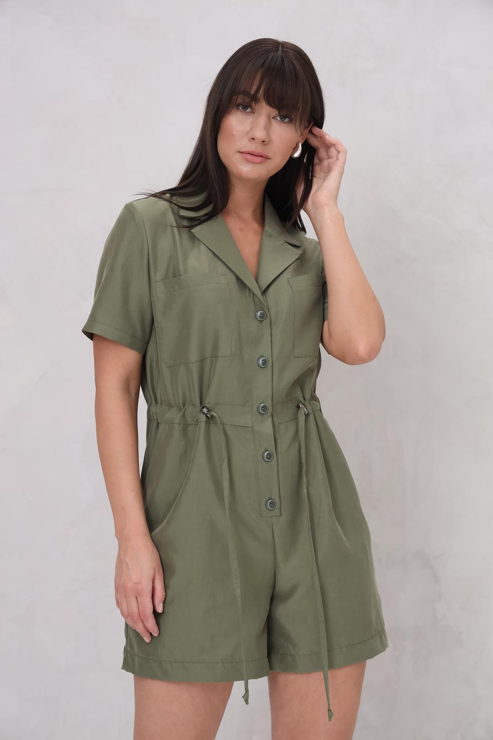 Комбинезон Beatris хаки с карманами