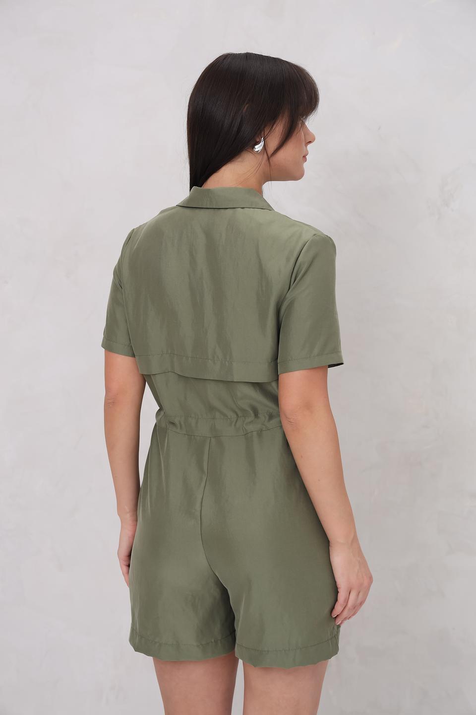 Комбинезон Beatris хаки с карманами