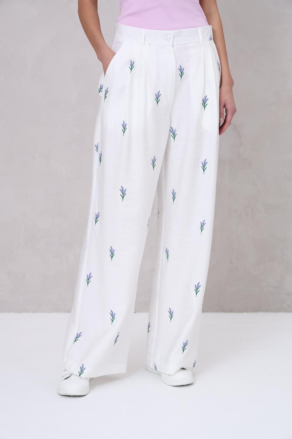 Брюки Beatris с вышивкой