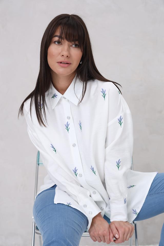 Рубашка Beatris с вышивкой