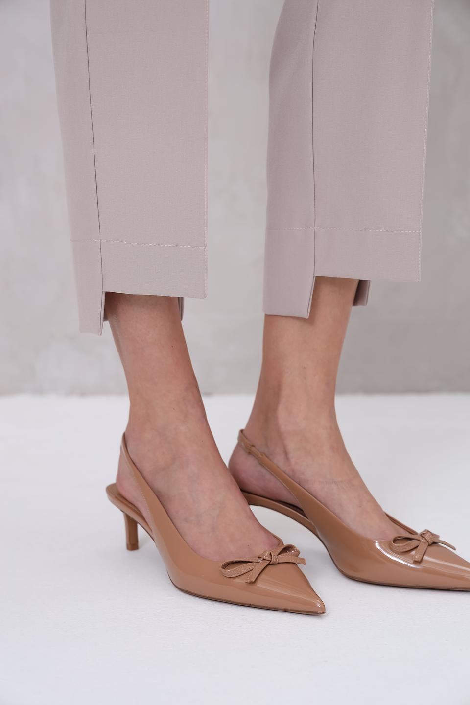 Брюки Beatris кюлоты бежевые