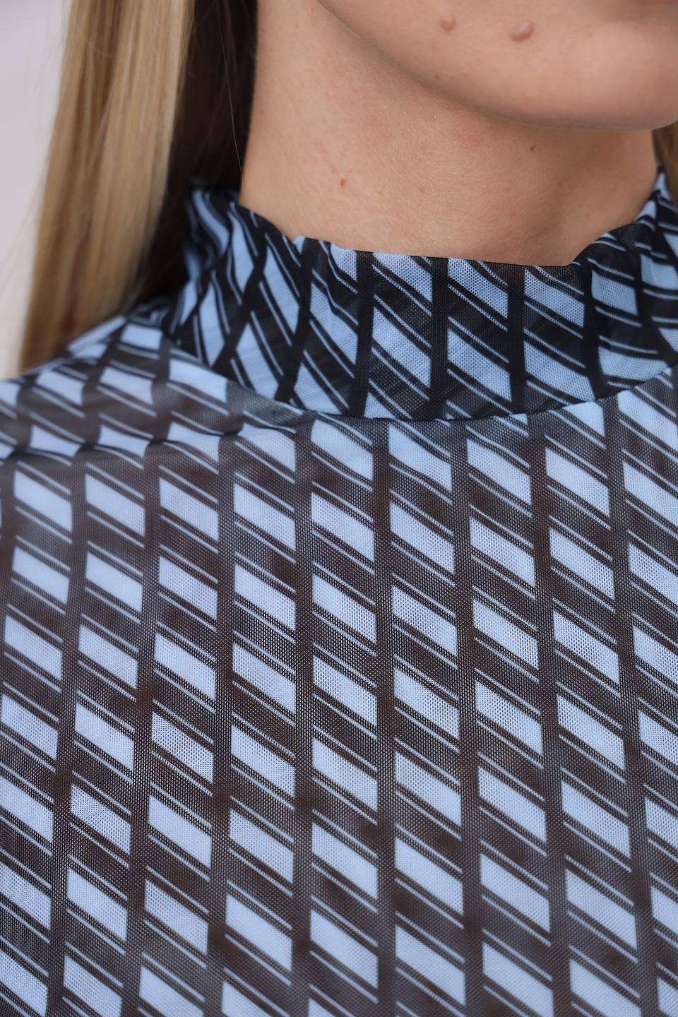 Блуза Marc Aurel с геометрическим принтом