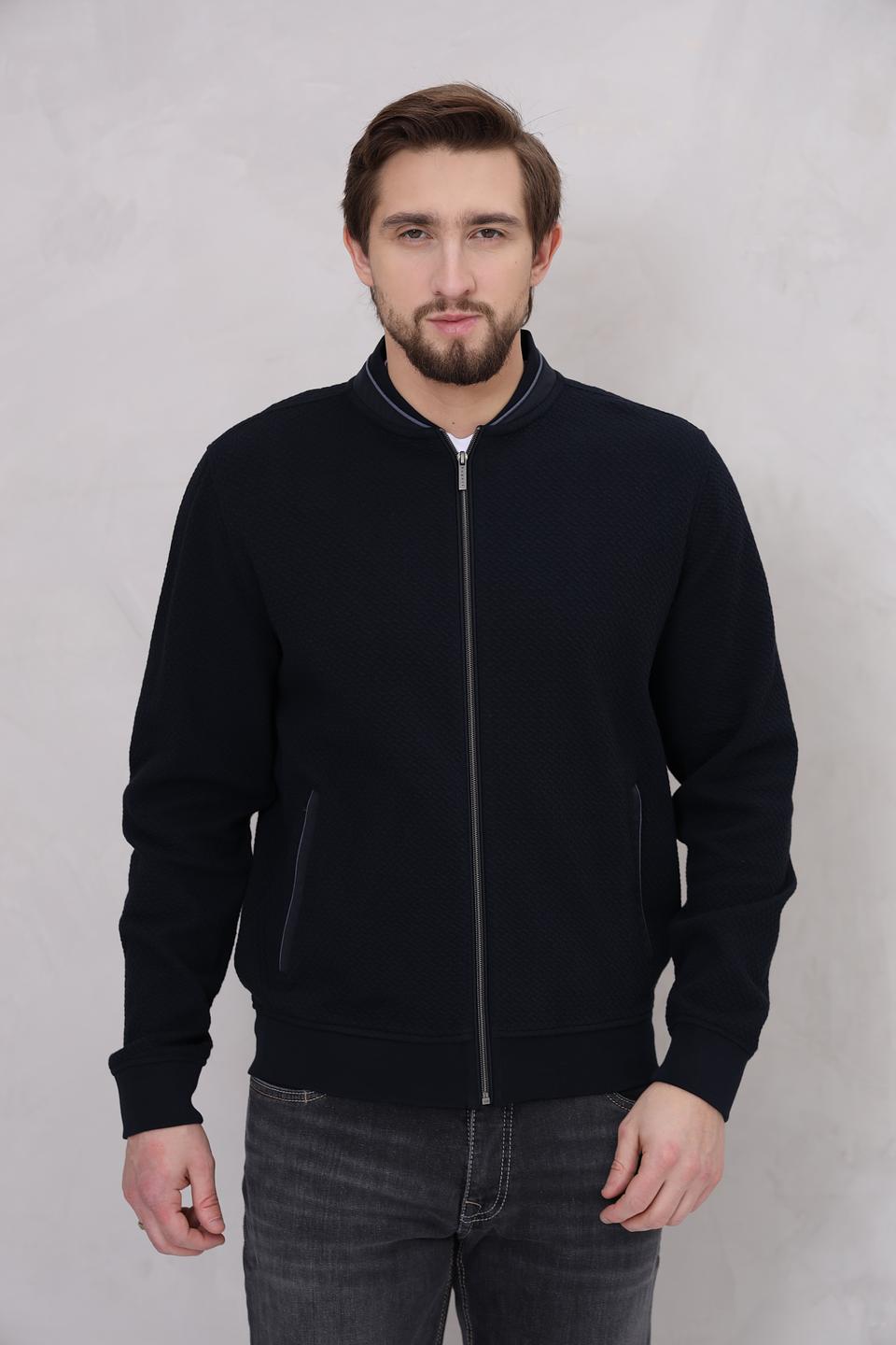 Кардиган Bugatti мужской тёмно-синий