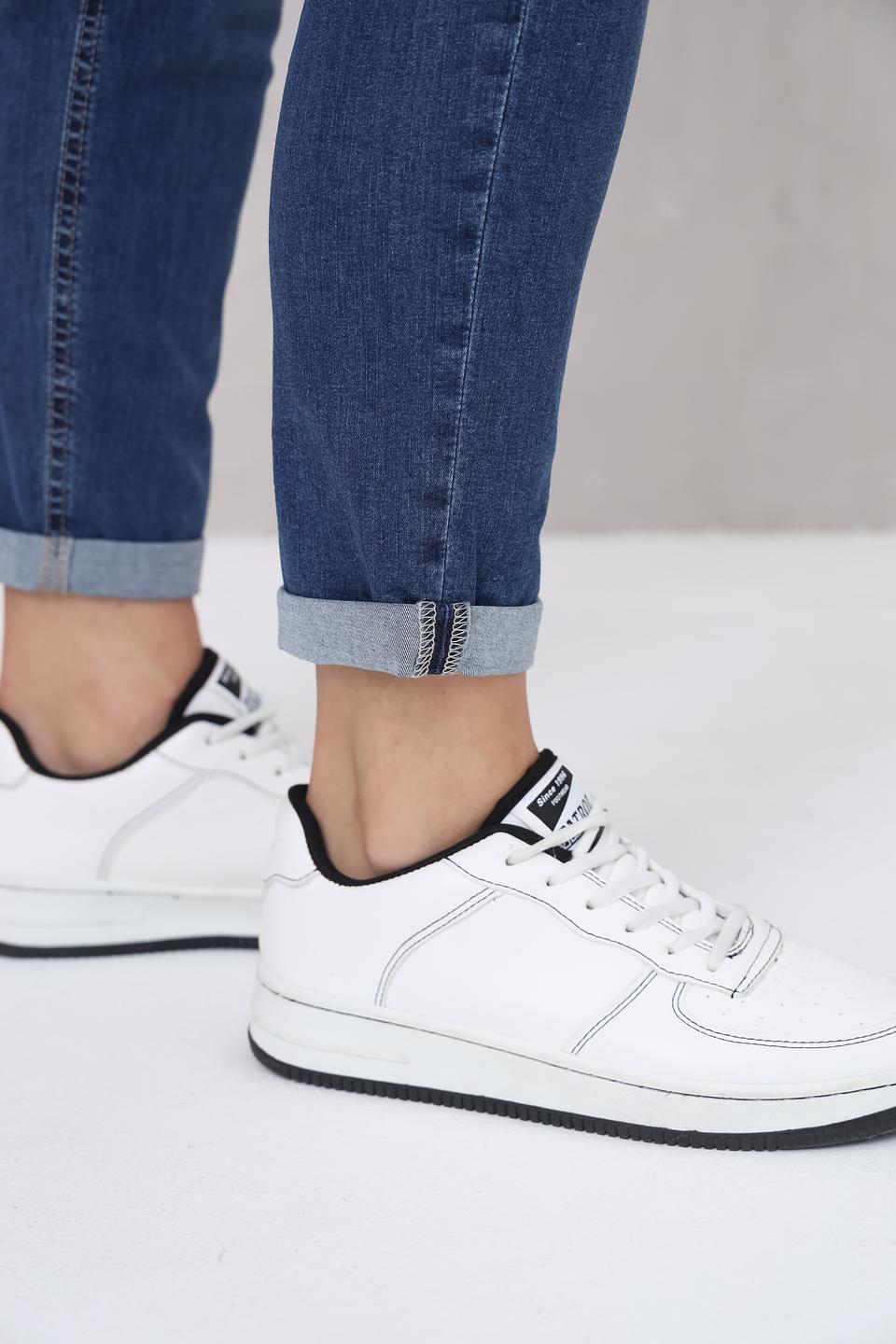 Джинсы Angels с подворотами синие