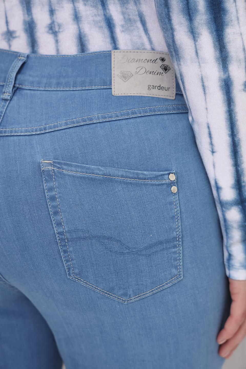 Джинсы Gardeur голубые прямые