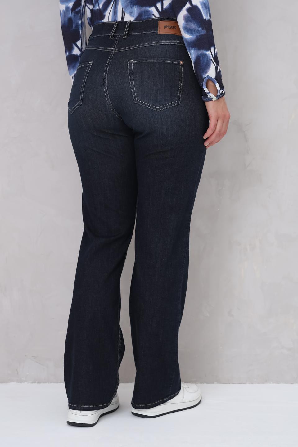 Джинсы клеш Angels тёмно-синие