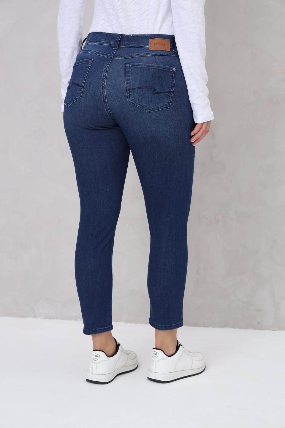 Джинсы Angels скинни тёмно-синие