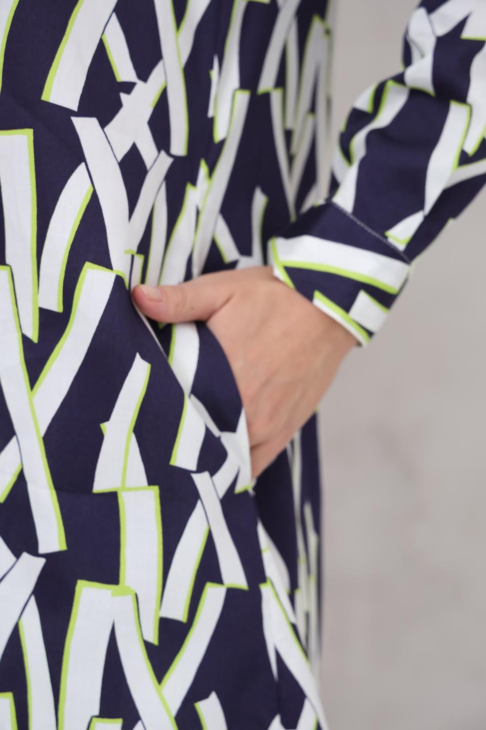 Платье Bugatti с геометрическим принтом