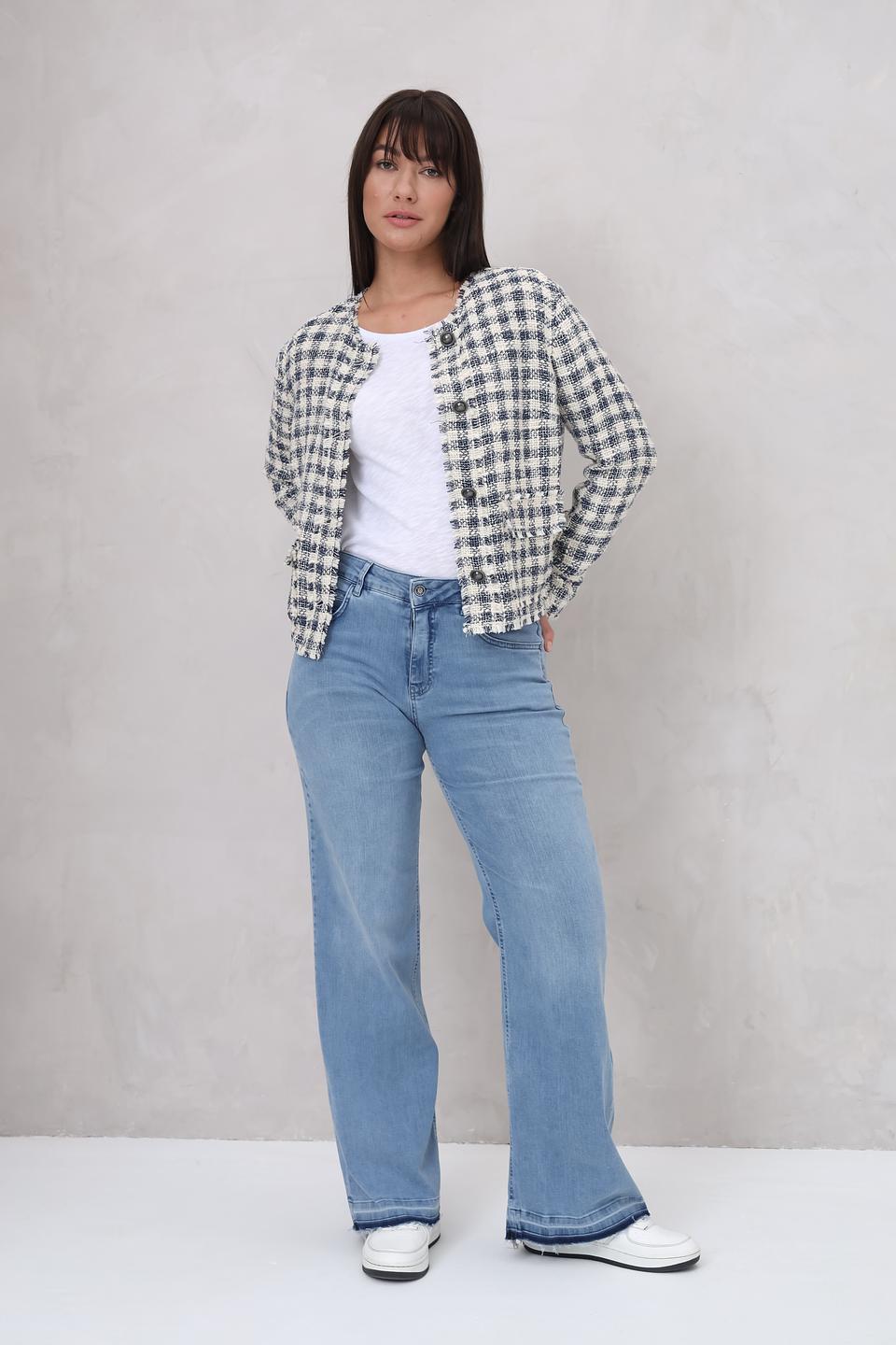 Джинсы Bugatti клеш голубой