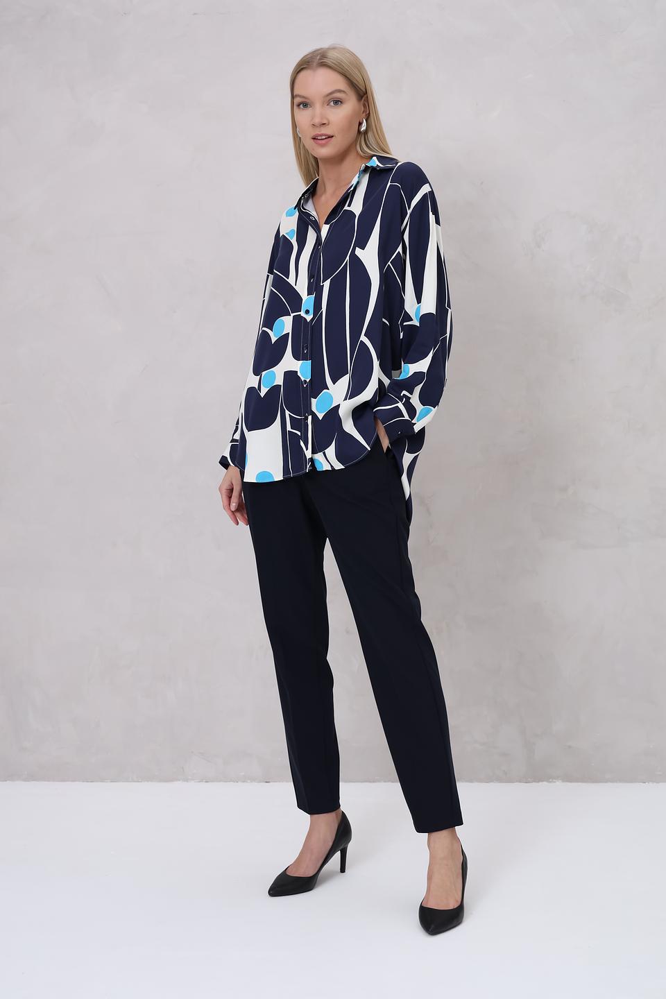 Рубашка Bugatti с принтом