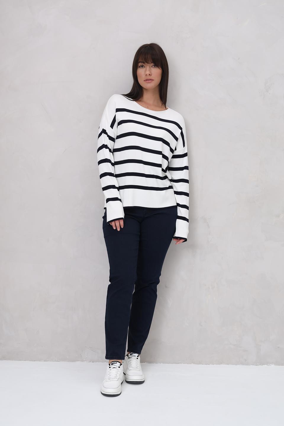 Пуловер Bugatti в полоску