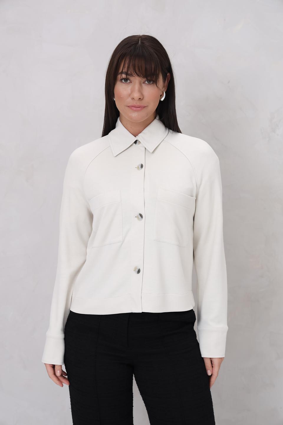 Жакет Lecomte приталенный бежевый