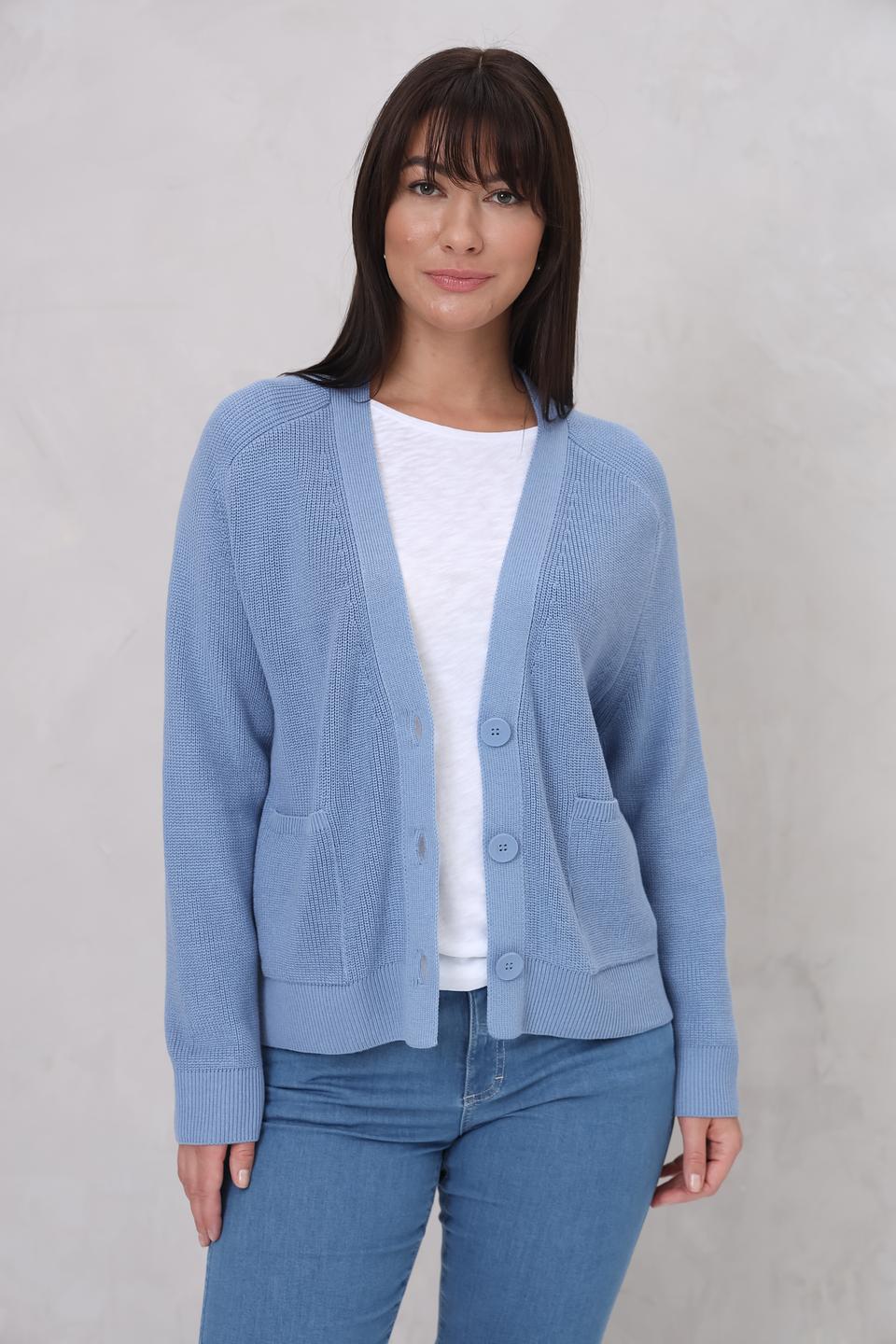 Кардиган Lecomte голубой