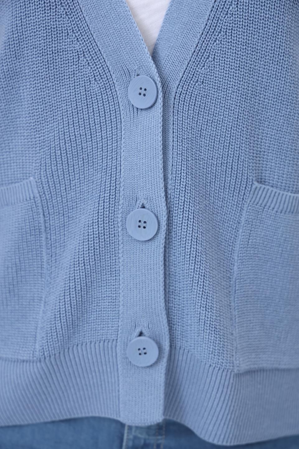 Кардиган Lecomte голубой