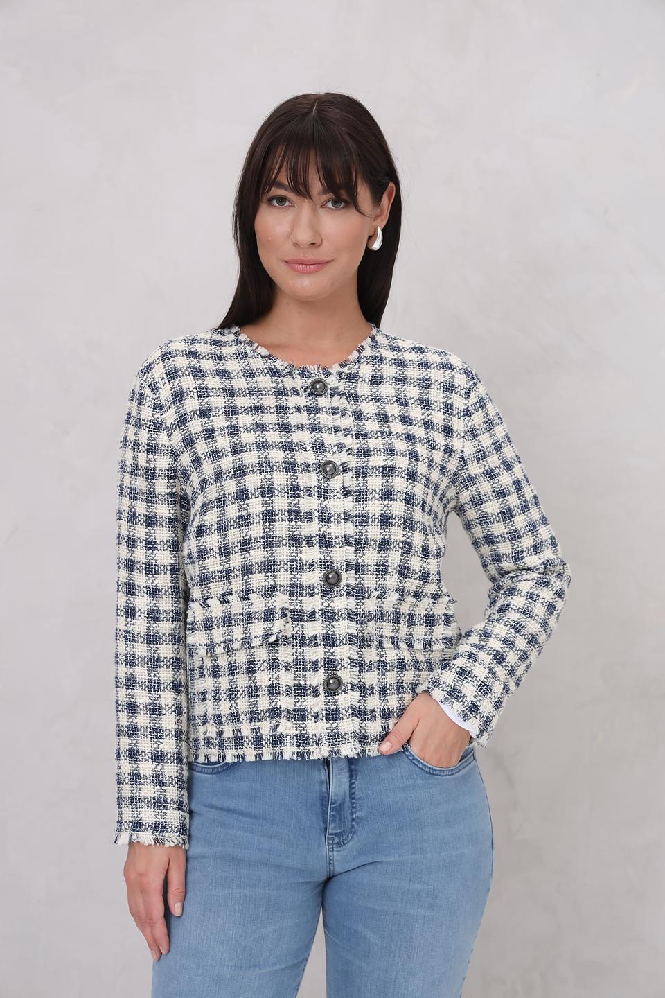 Жакет Lecomte в клетку