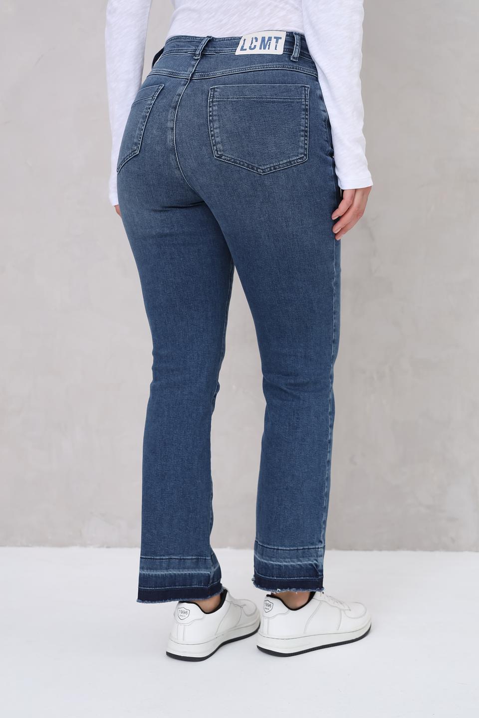 Джинсы Lecomte с потертостями indigo