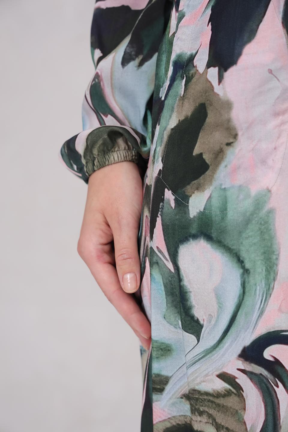 Платье Lecomte с цветочным принтом