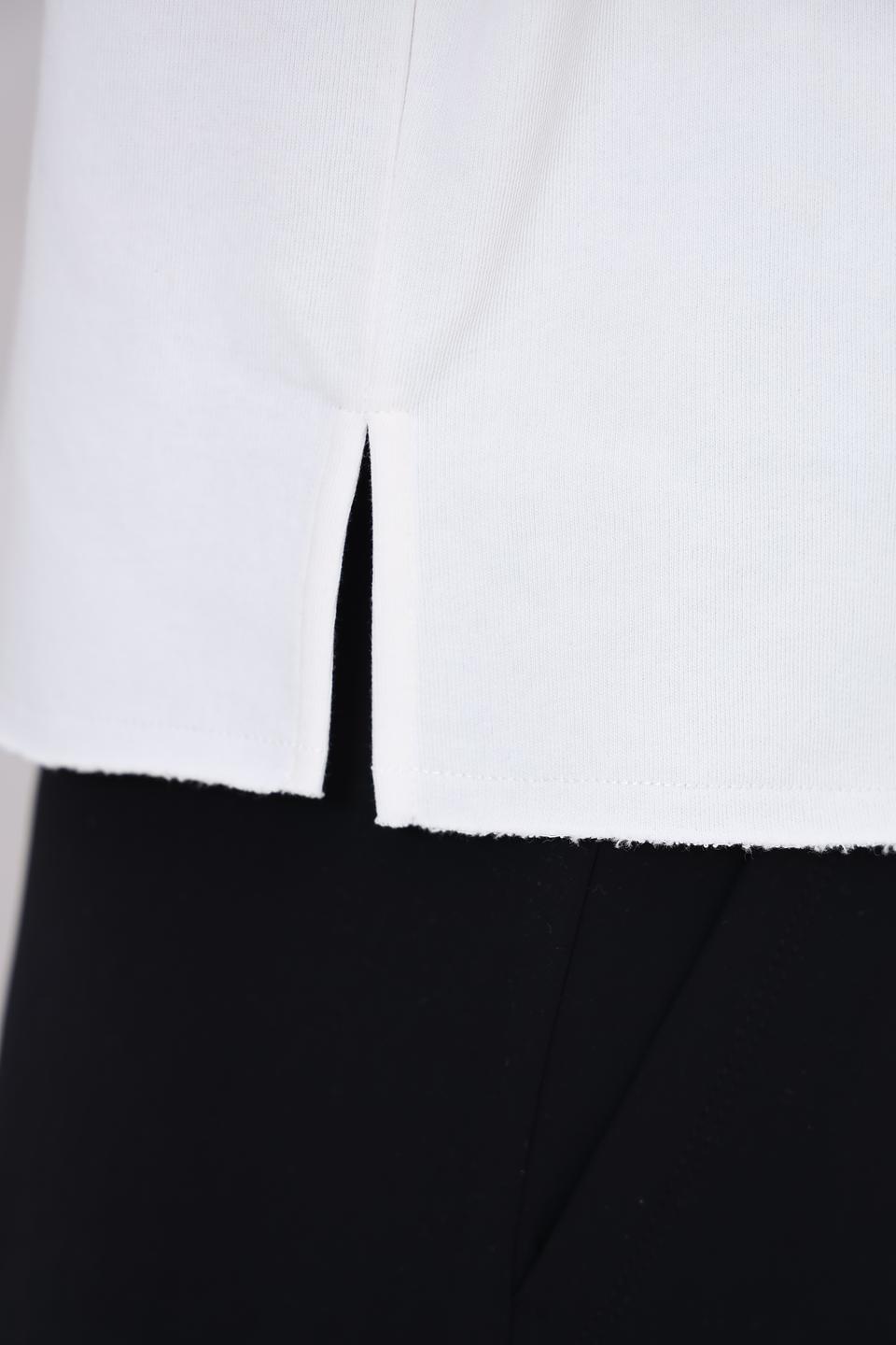 Пуловер Monari с принтом белый