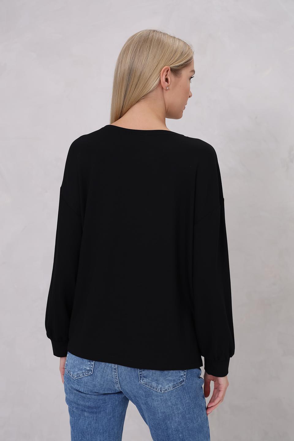 Пуловер Monari Denim чёрный