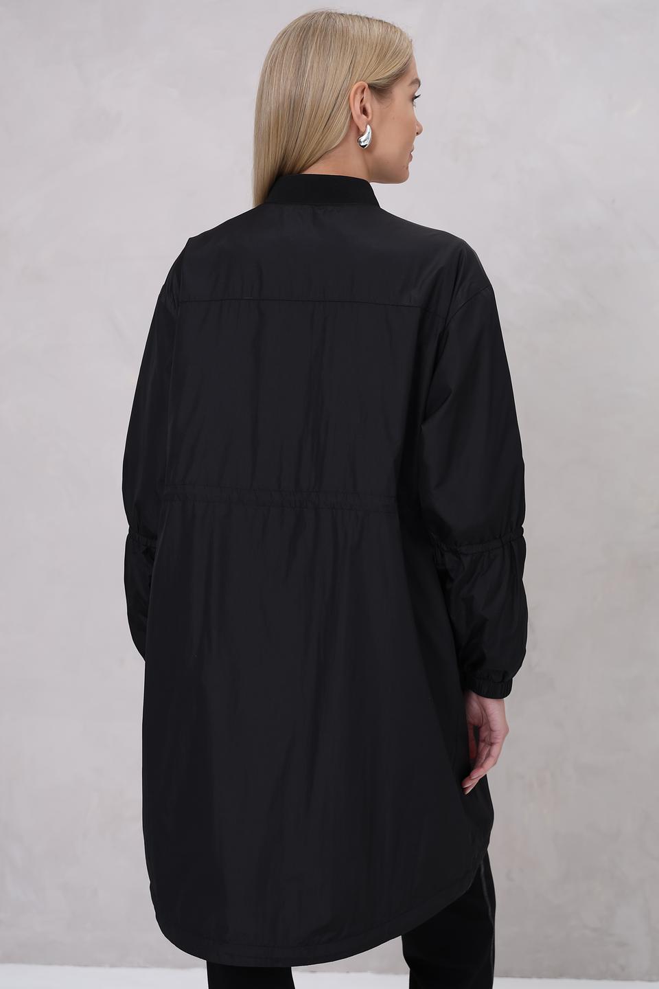 Плащ Monari чёрный оверсайз