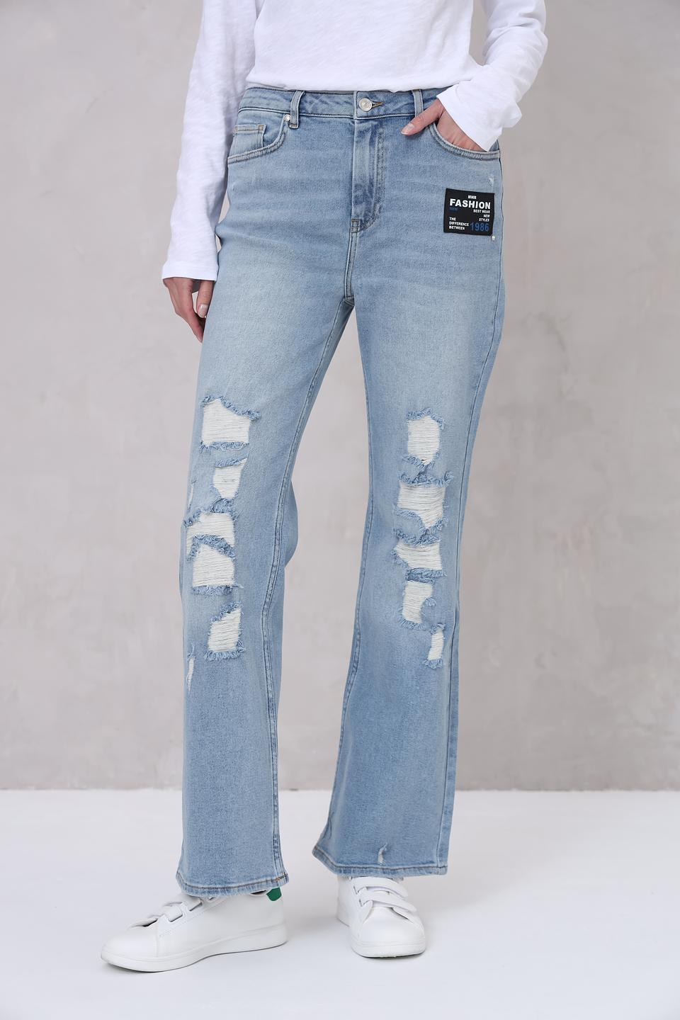 Джинсы Monari с рваностями голубые