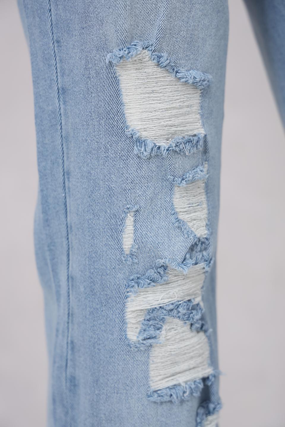 Джинсы Monari с рваностями голубые