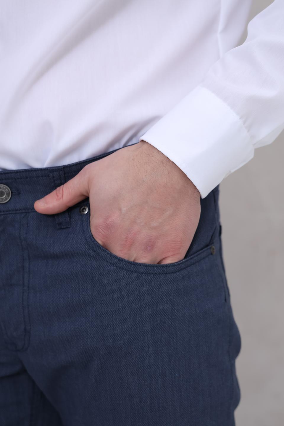 Брюки Gardeur синие прямые