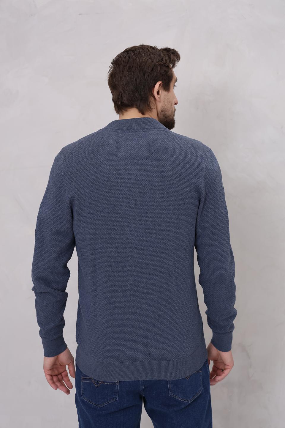 Кардиган Casa Moda мужской синий на молнии