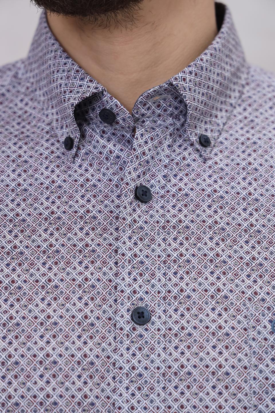 Рубашка Casa Moda с принтом