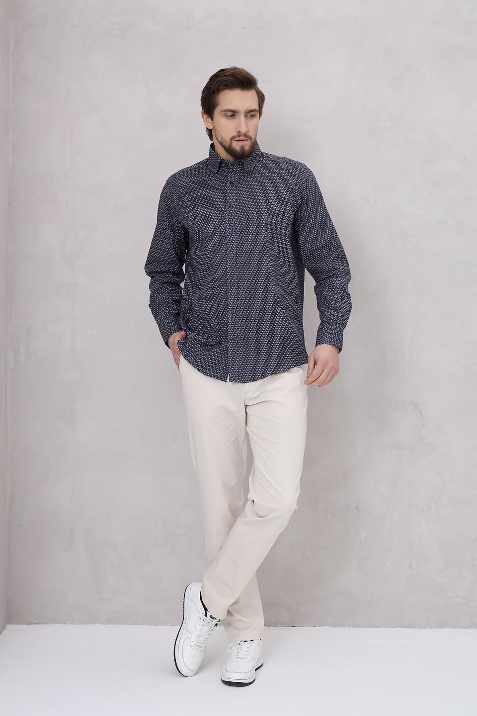 Рубашка Casa Moda с принтом