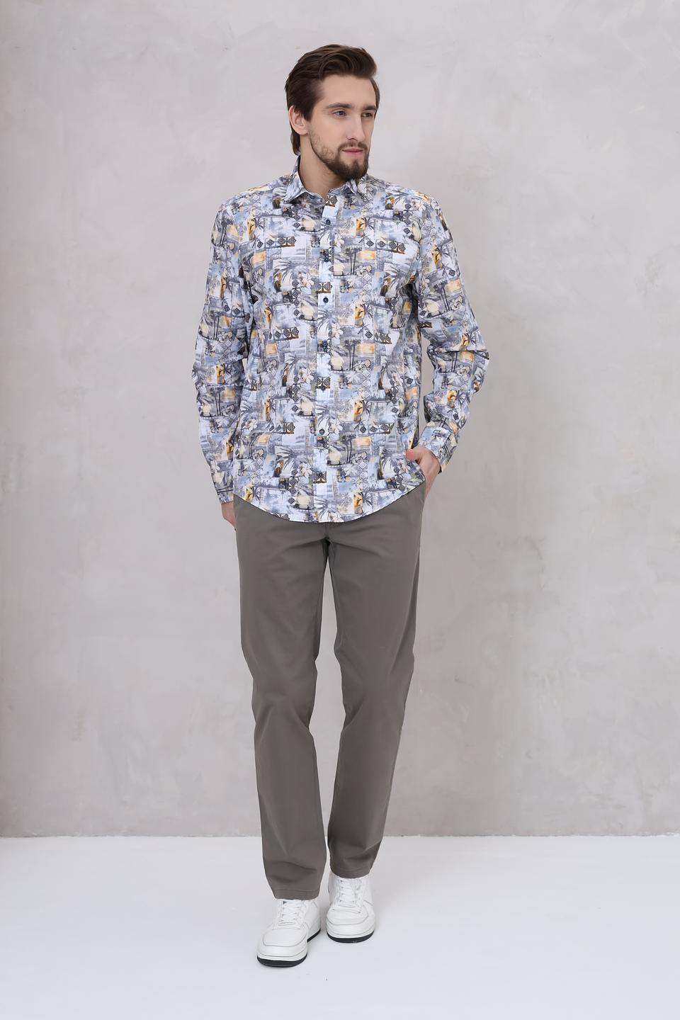 Рубашка Casa Moda с принтом