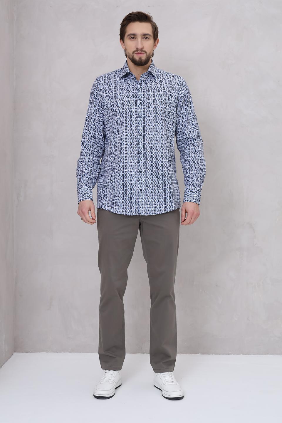 Рубашка Venti с геометрическим принтом