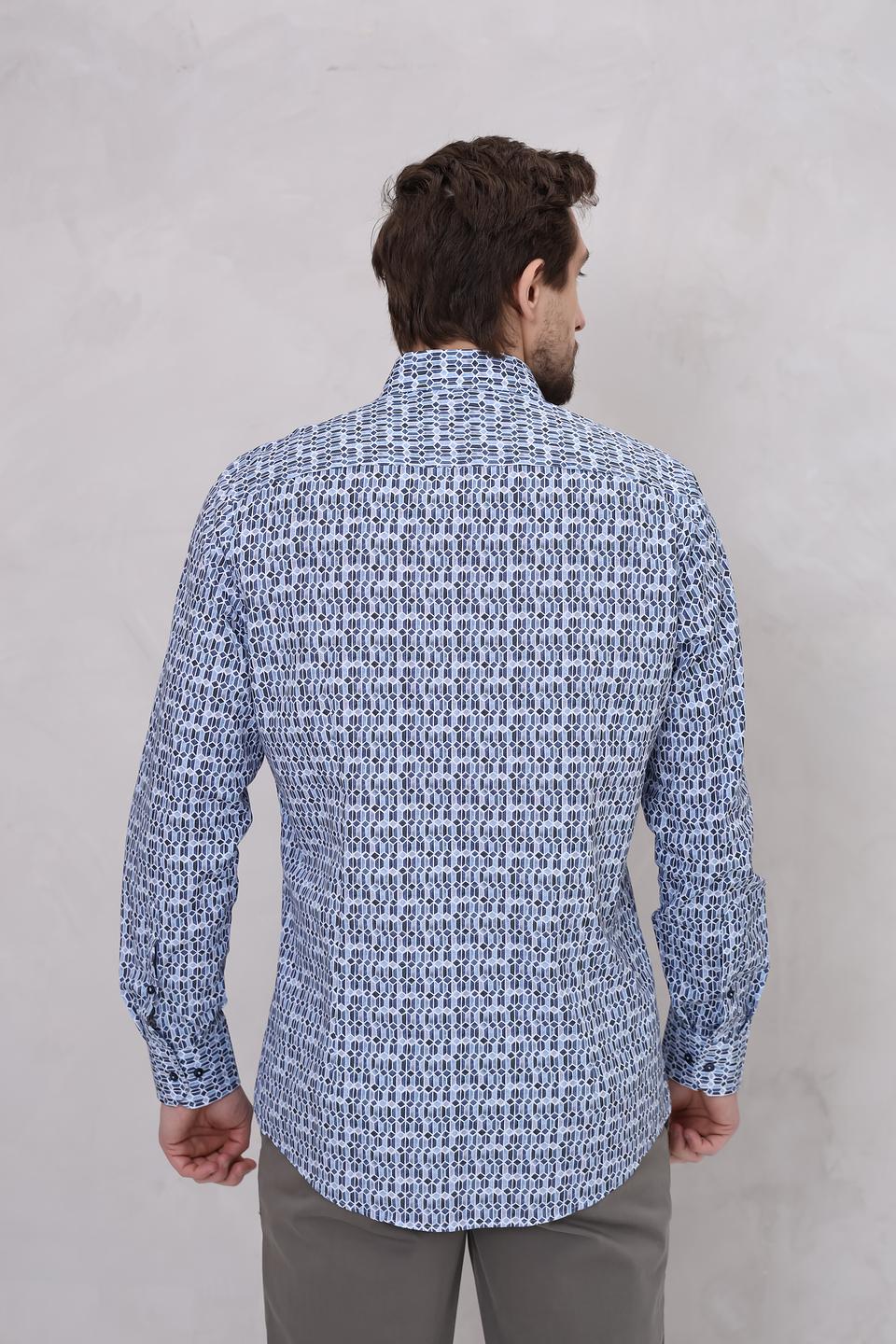 Рубашка Venti с геометрическим принтом