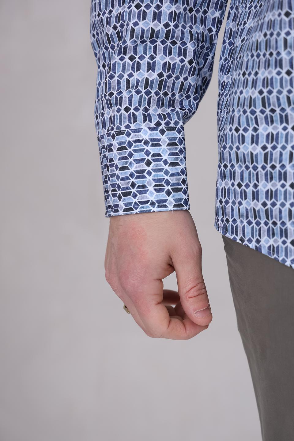 Рубашка Venti с геометрическим принтом