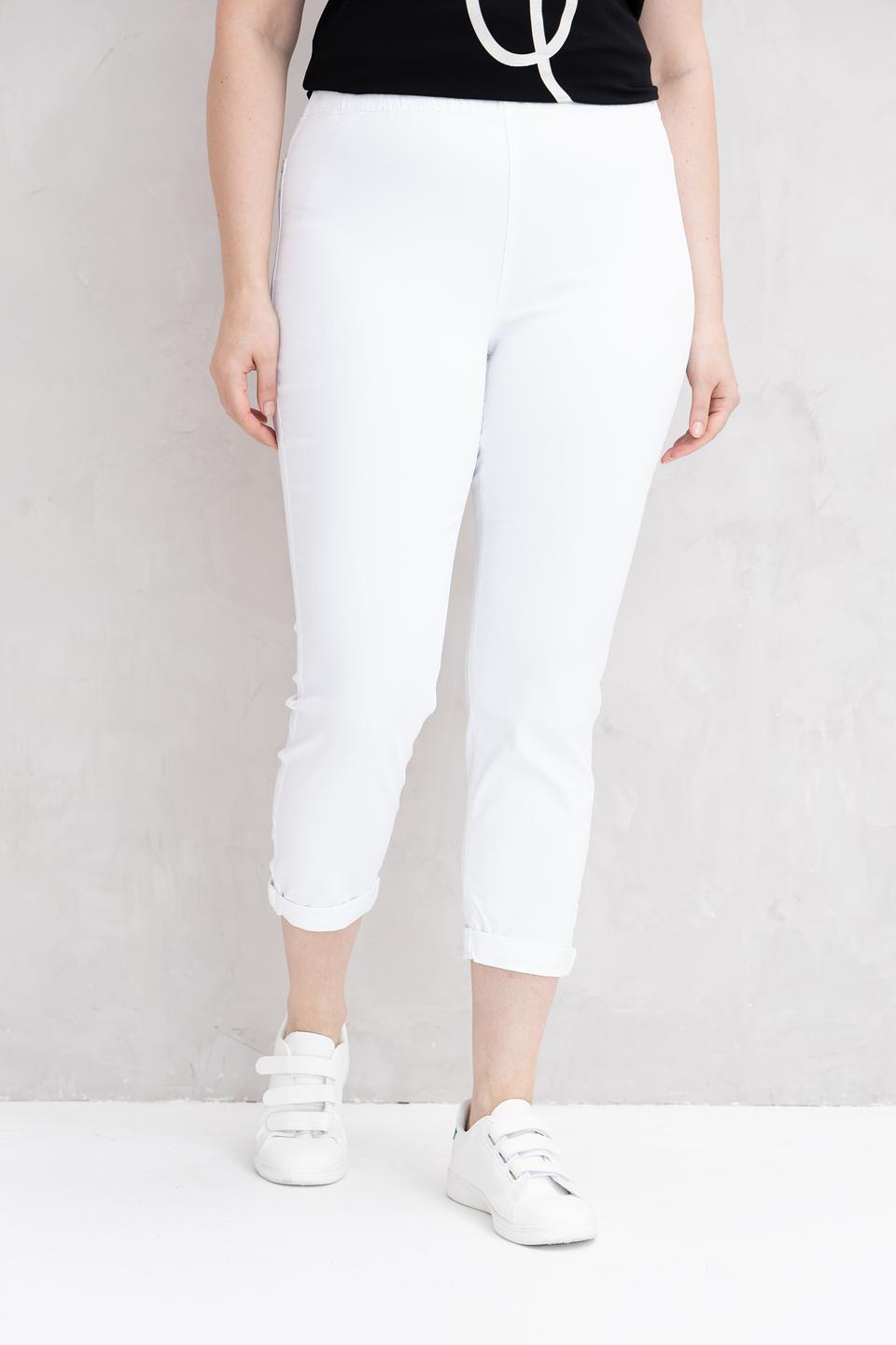 Джинсы капри Doris Streich белые