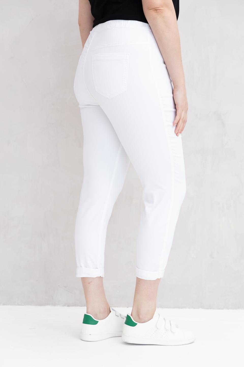 Джинсы капри Doris Streich белые
