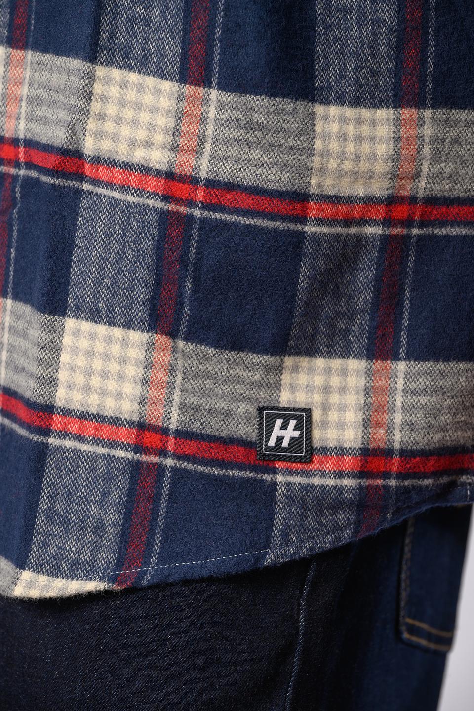 Рубашка Hechter клетка синяя