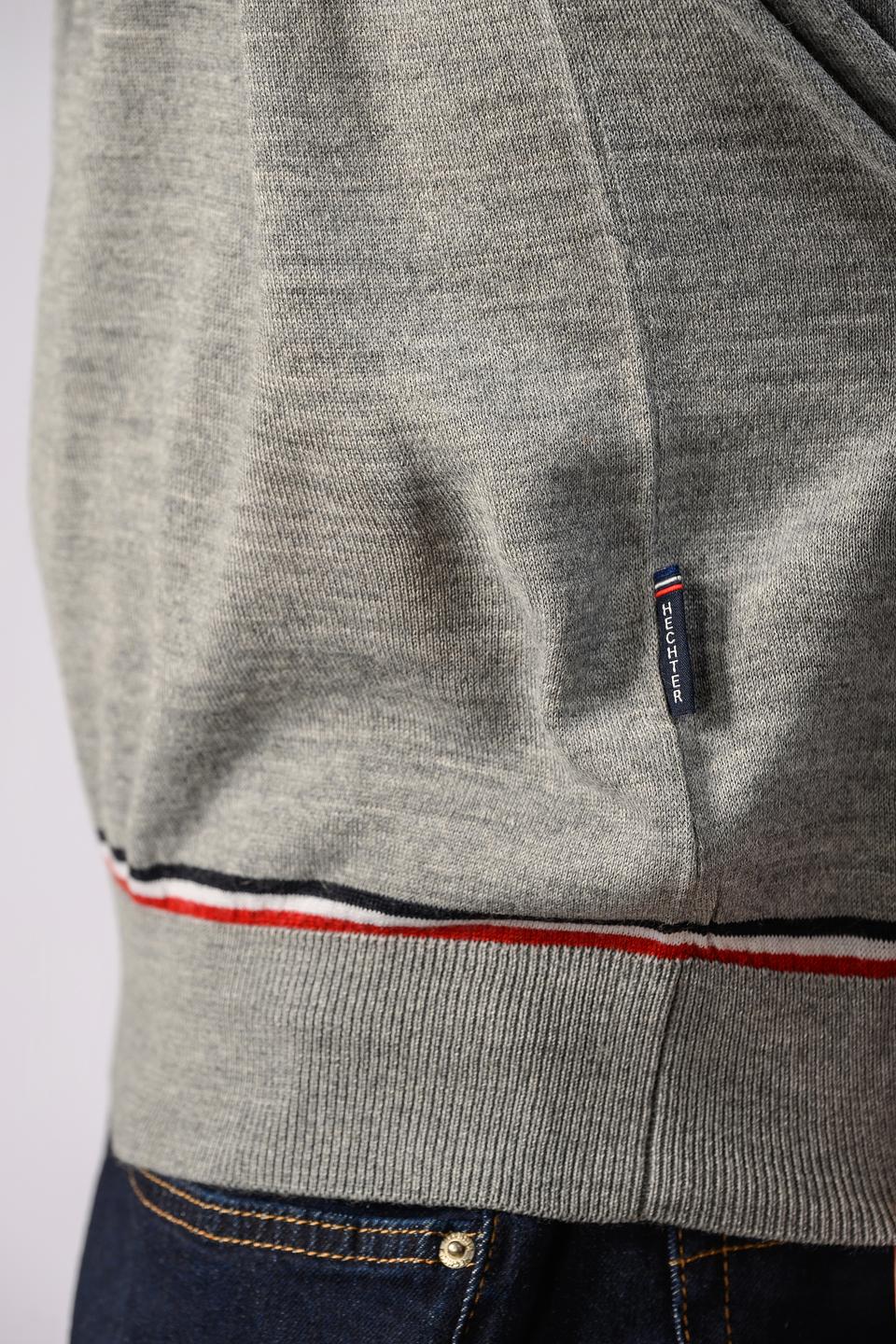 Пуловер Hechter серый с полосками