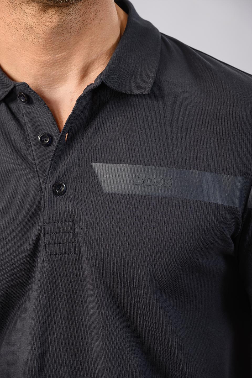 Поло Boss Green тёмно-синее