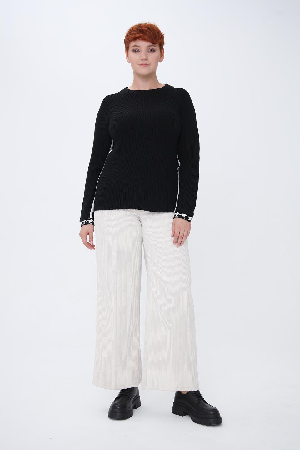 Пуловер Lebek с полосками