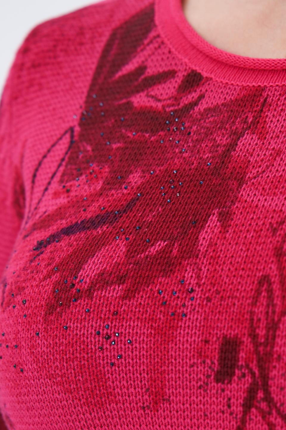 Пуловер Rabe collection с цветочным принтом