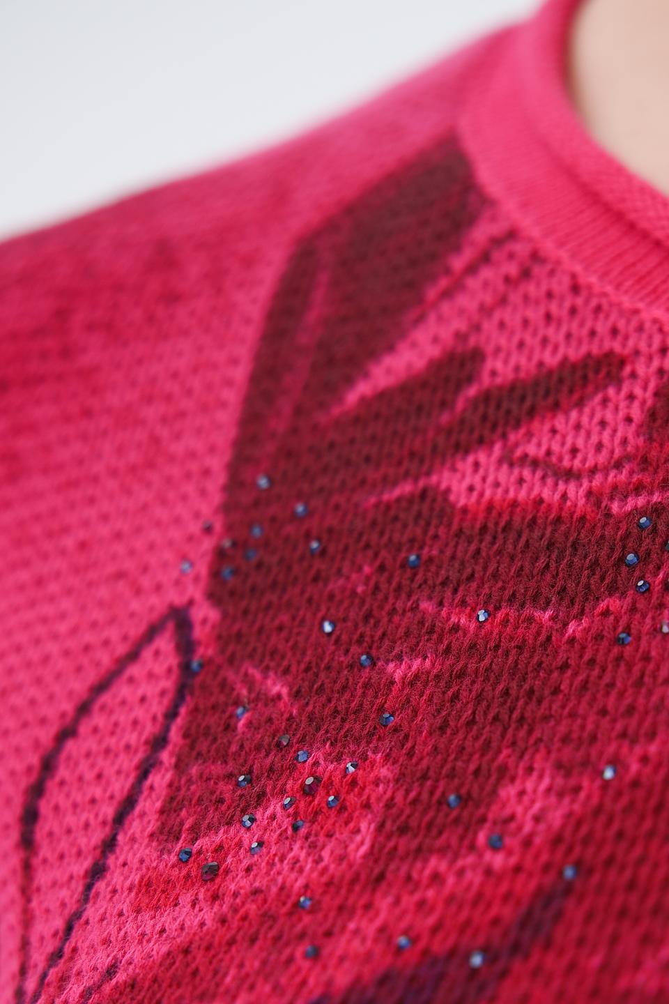 Пуловер Rabe collection с цветочным принтом