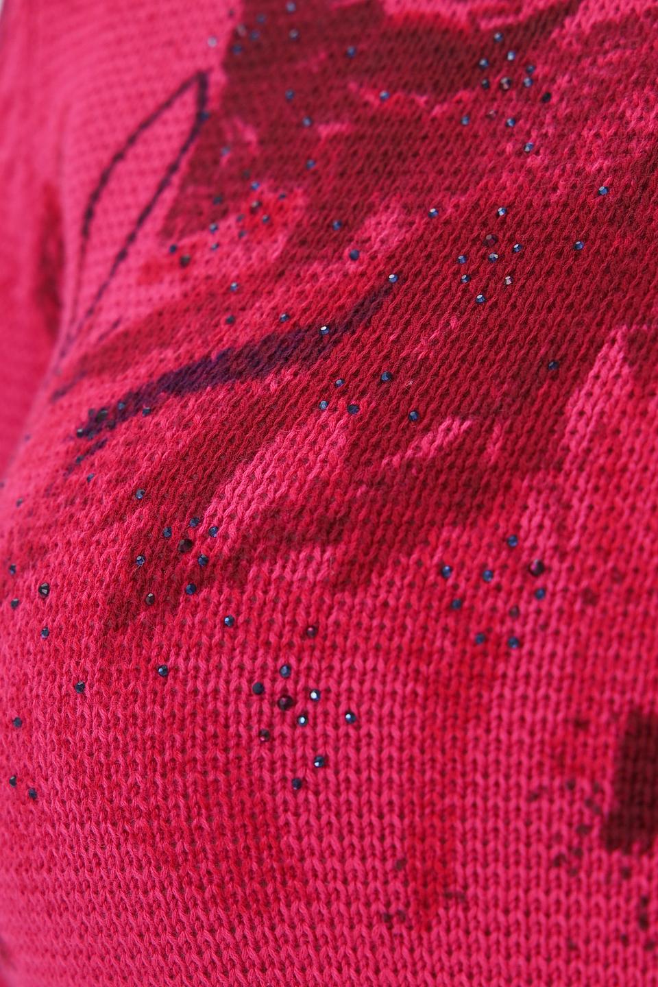 Пуловер Rabe collection с цветочным принтом