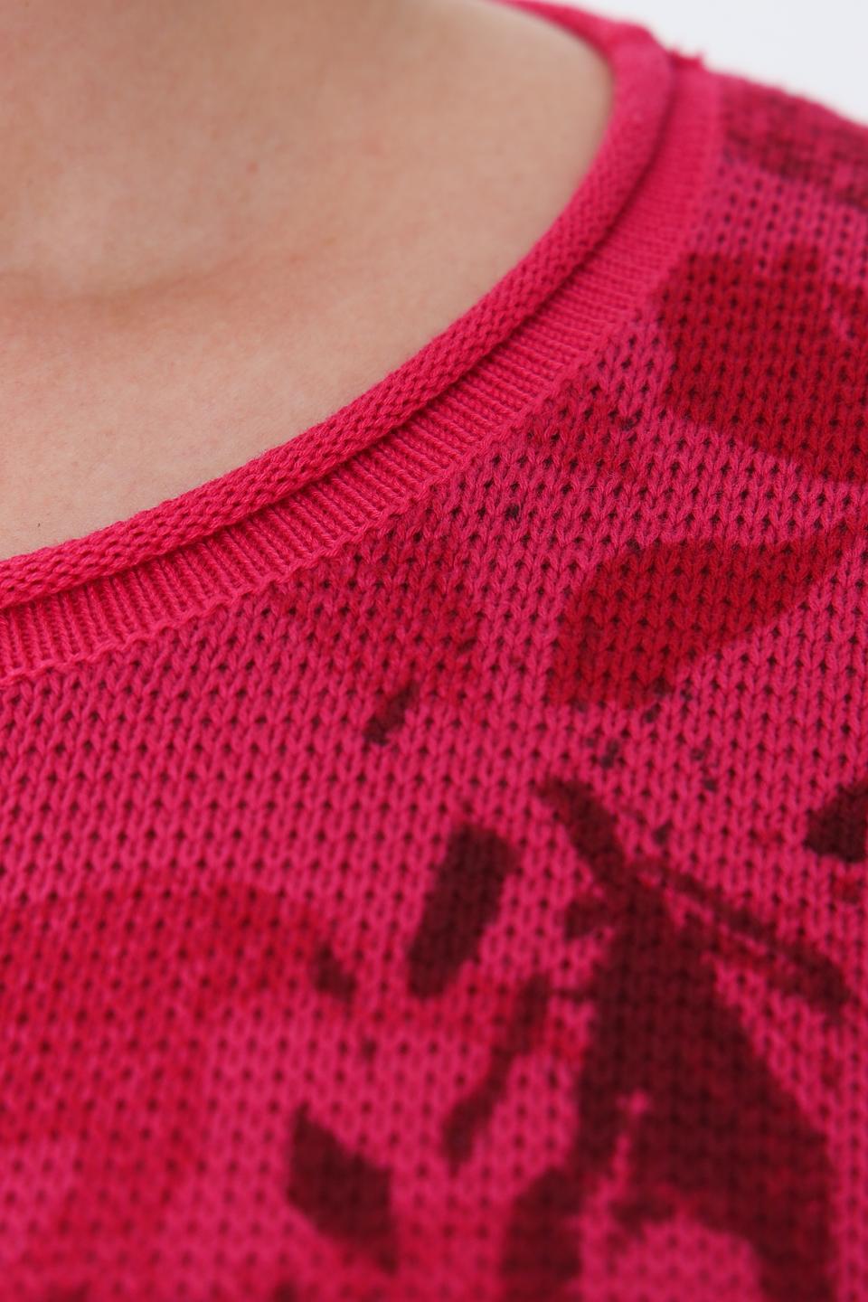 Пуловер Rabe collection с цветочным принтом