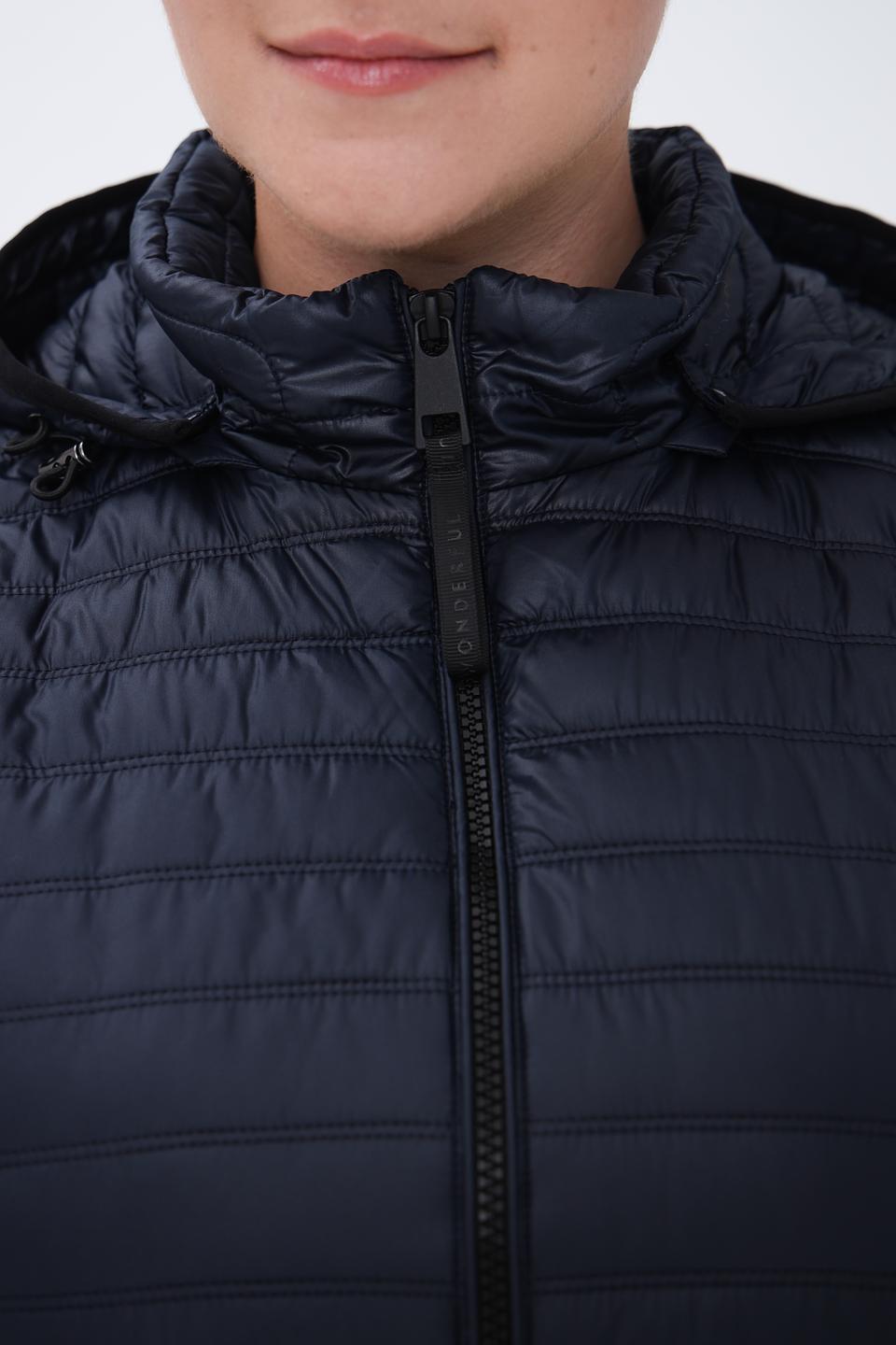 Жилет Lebek стеганый, темно-синий
