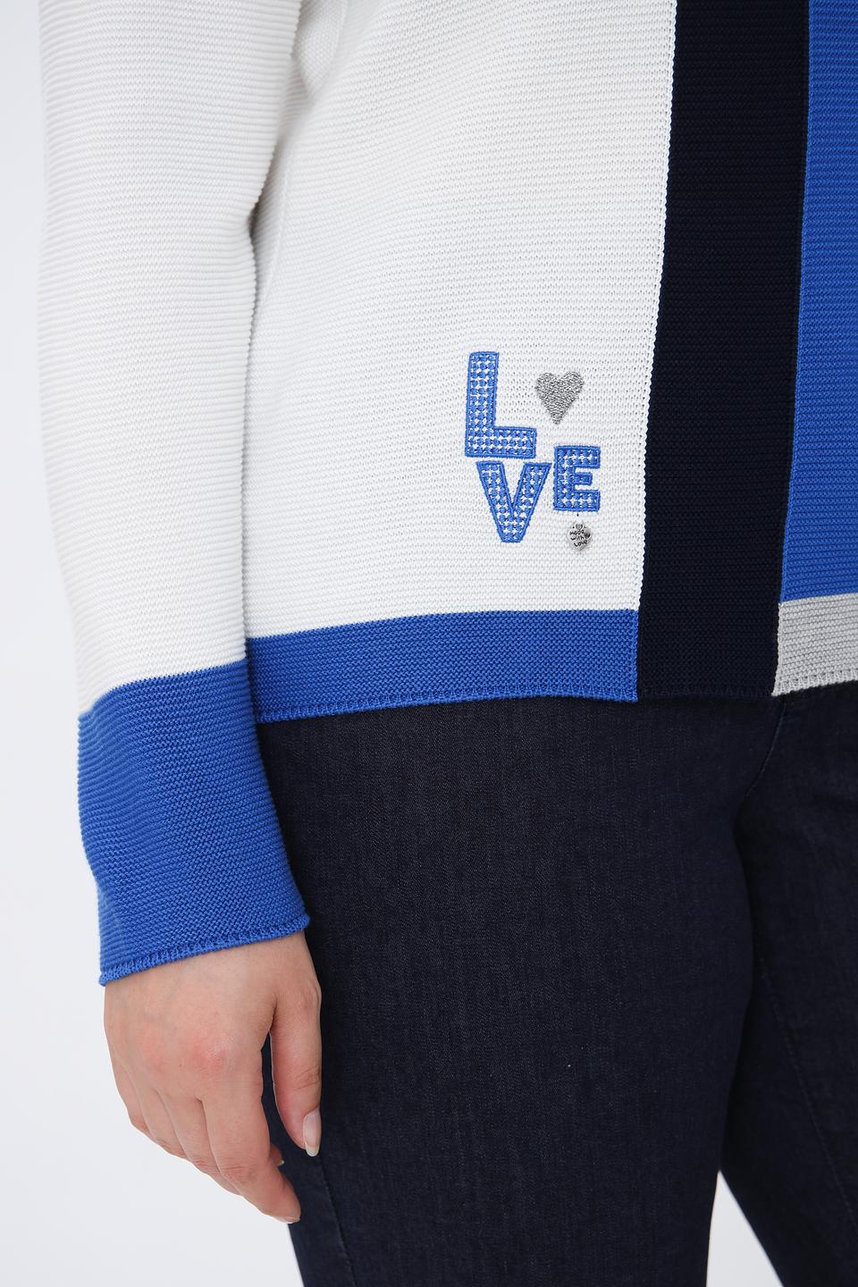 Пуловер Rabe collection в полоску