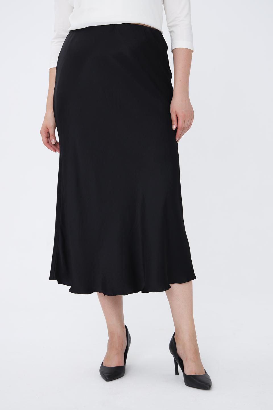 Юбка Lecomte чёрная миди