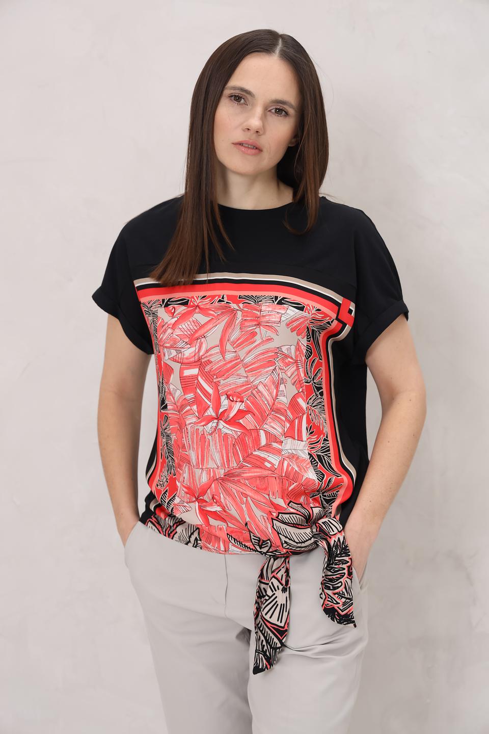 Блуза Gerry Weber с принтом кораллы