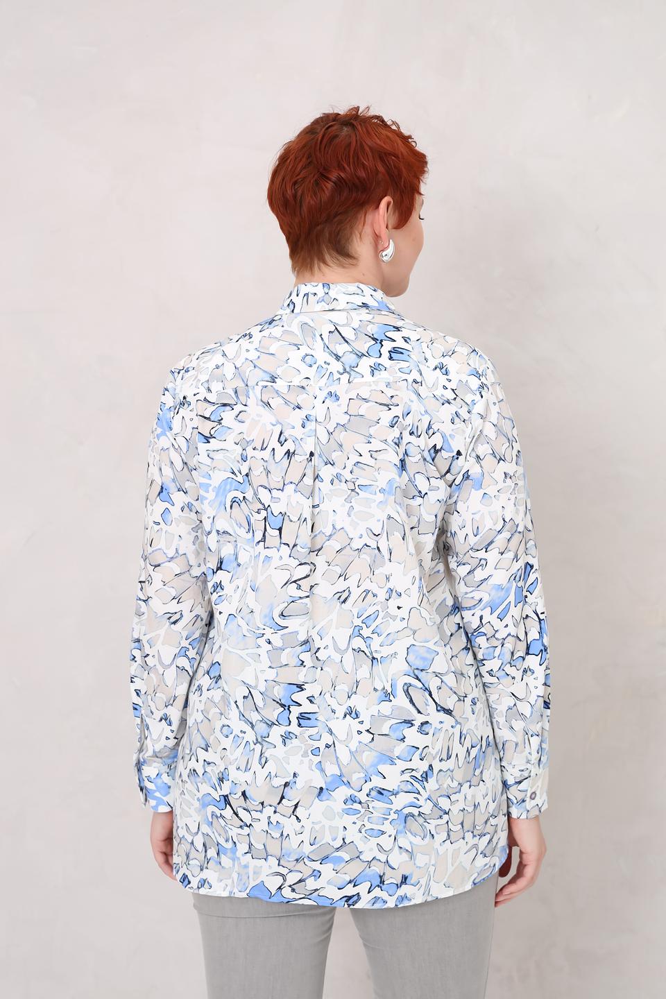 Блуза Lebek с абстрактным рисунком